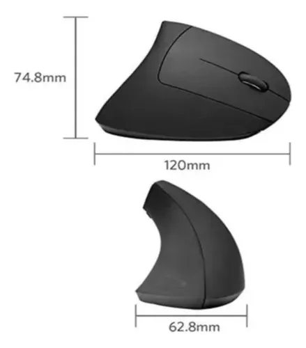 Mouse Vertical Inalambrico Usb 2.4hz Recargable Tipo C V886