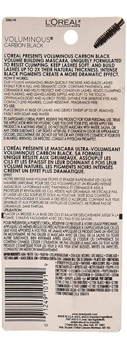Loreal Paris Voluminous Carbon Black Waterproof Color 335