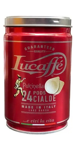 Cafe Lucaffe Pulcinella Cialde Pods 24 Pods. E.s.e.