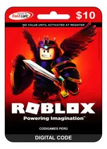 Comprar  Roblox Gift Card $10 (800 Robux) - Código Digital