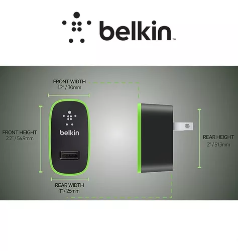 Cargador Pared 2.1a Usb-c Negro Belkin 