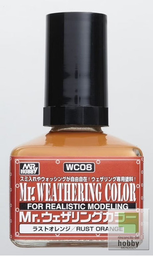 Mr Hobby Mr. Weathering Color Naranja Oxi Wc08 Rdelhobby Mza