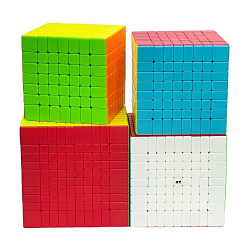 Qy Toys - Rompecabezas De Cubo De 8 X 8 Velocidades