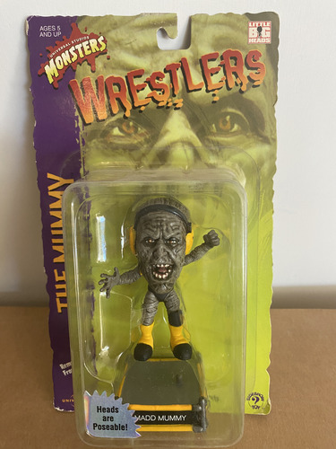 Universal Monsters Little Big Heads Luchadores -set De 6