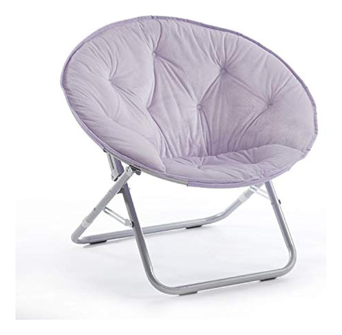 Urban Shop Micromink Saucer Chair, Lavender