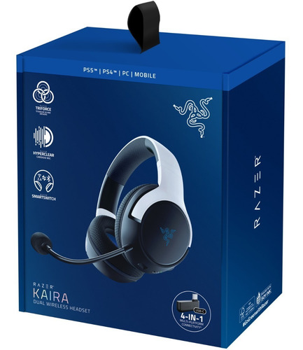 Imagen 9 de 10 de Auriculares Razer Kaira For Playstation Wireless Multiplataf