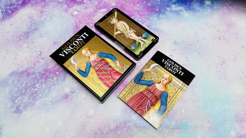 Mazo Golden Visconti Tarot Lo Scarabeo + Envo Gratis