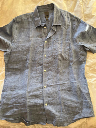 Hermosa Camisa Marca H&m Talla L Manga Corta