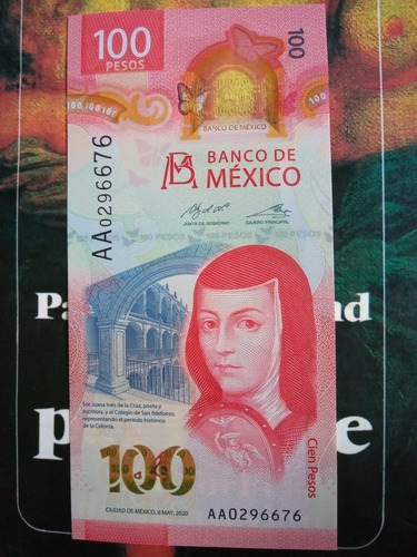 Billete De 100 Pesos Aa029