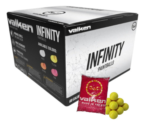 500 Pelotas Valken Infinity Marcadora Gotcha Xtreme