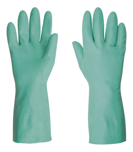 Guantes De Nitrilo Verde Multiusos Medianos Truper