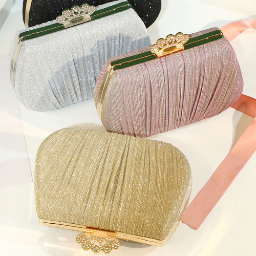 Bolsa Bandolera De Fiesta De Moda Con Cadena Para Mujer