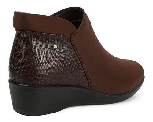 Bata Comfit Botines Casuales Para Mujer Marron
