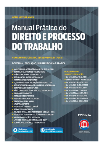 Manual Prático Do Direito E Processo Do Trabalho
