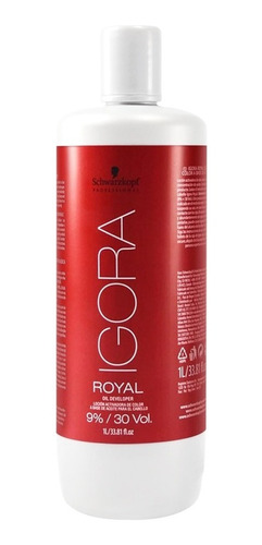 Oxidante 1l Tintura Igora Royal Coloracion Schwarzkopf 30vol