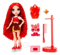 Comprar Rainbow High Con Mascota + Kit Slime Muñeca Ruby Anderson.