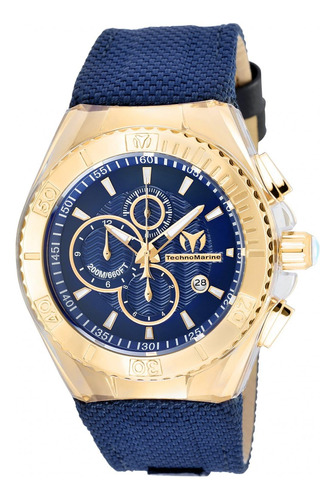 Technomarine Mens Tm-cruise Blueray Reloj De Cuarzo Azul Con