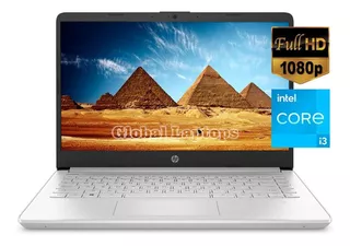 Laptop Core I3 12va Gen ( 512 Ssd + 8 Gb ) Hp 14 Fhd Windows Color Plateado