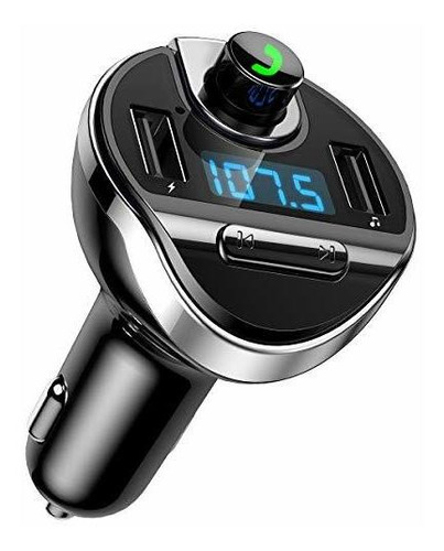 (versión Mejorada) Transmisor Fm Bluetooth Para Automóvil, T