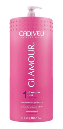 Cadiveu Glamour Rubi Shampoo Lavatório 3000ml