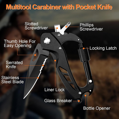 Multiherramienta Con Cuchillo De Bolsillo 7 En 1