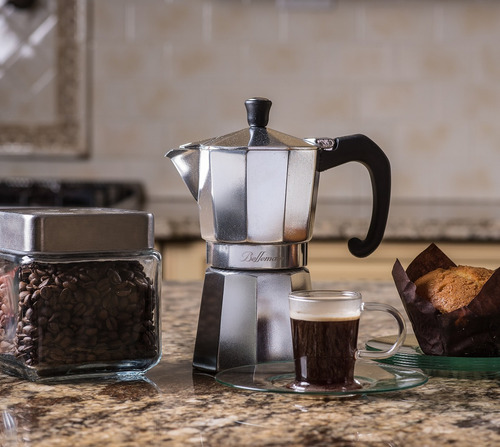Bellemain - Estufa Para Espresso De 6 Tazas, Moka Pot, Es