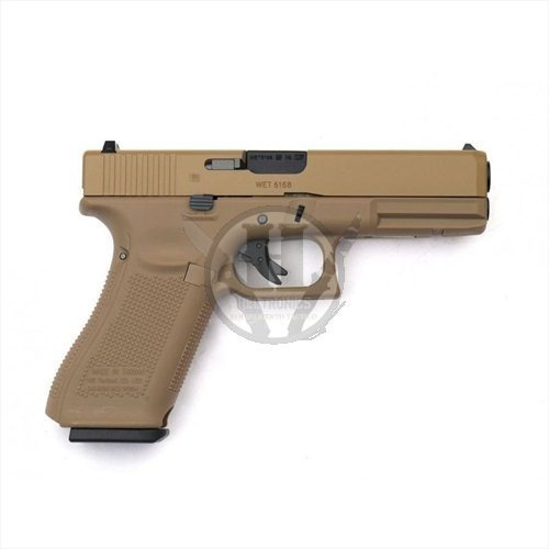 Pistola Airsoft Glock 17 Gen5 Desert We Green Gas 6mm Taiwan