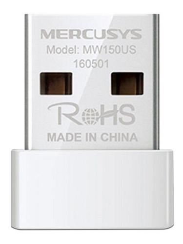 Adaptador Nano Usb Mercusys Wireless N De Hasta 150 Mbps.