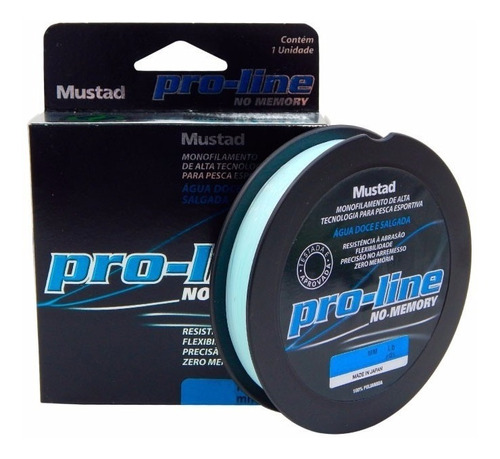 Linha Pesca Monofilamento Mustad Pro-line Escolha Espessura 