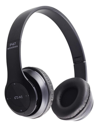 Audífonos Bluetooth P47 Con Micrófono Y Radio Fm Incluido