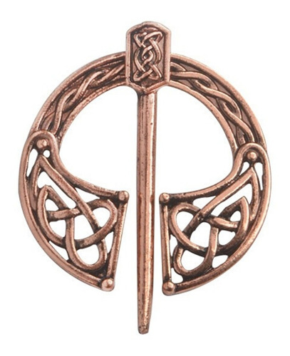Broche Insignia Pin Botón Medieval Vikingo Mujer Y Hombre
