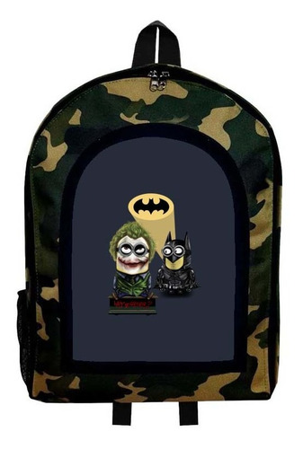 Mochila Camuflada Batman Nueva Colección Modelo 6