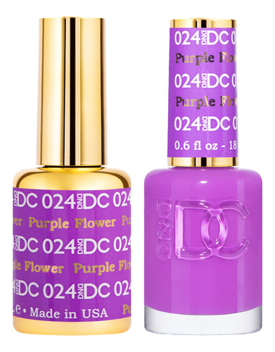 Dnd - Juego De Esmaltes De Gel, 1 Esmalte De Gel Morado Y Es