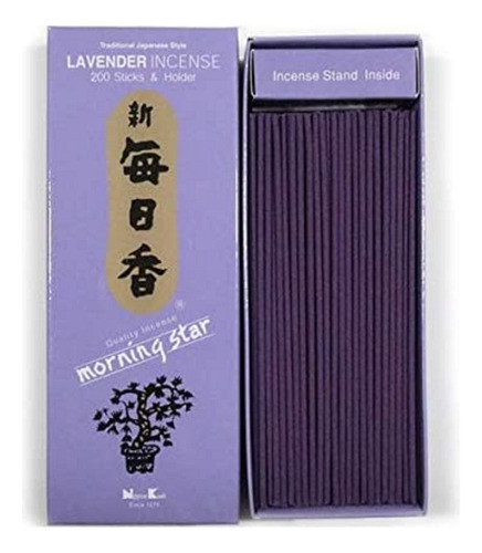 Cenicero Morning Star Lavender 200 Sticks