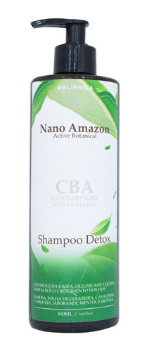 Shampoo Antiqueda Nano Amazon Botanical Obliphica Kaed 500ml