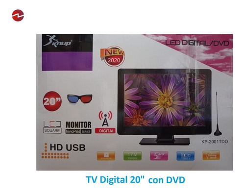 Televisor Led Analogo/digital Hdmi 220v/12v Tv Portatil