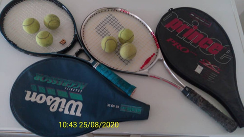Set De 2 Raquetas De Tenis Wilson Y Prince Adultos Usadas