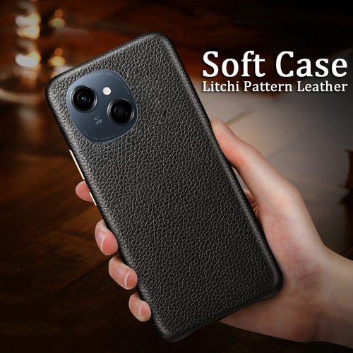 Funda Para Tecno Spark Go 1 Pop 9 Silicona Litchi Textura