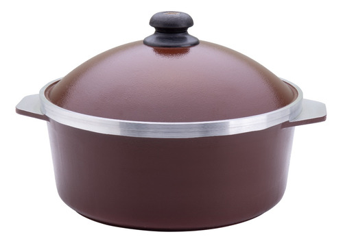 Imagen 1 de 2 de Olla Eterna Rectificada Ideal 1200 6l Marrón Tipo Essen