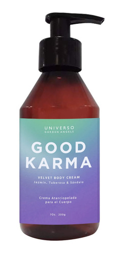 Crema Para El Cuerpo Good Karma Universo Garden Angels