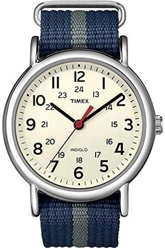 Timex Weekender Analog Beige Dial Unisex Watch - 9hp2i