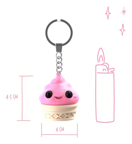 Cogonauts Mini Skup - Llavero Picador Color Rosa Miniskup