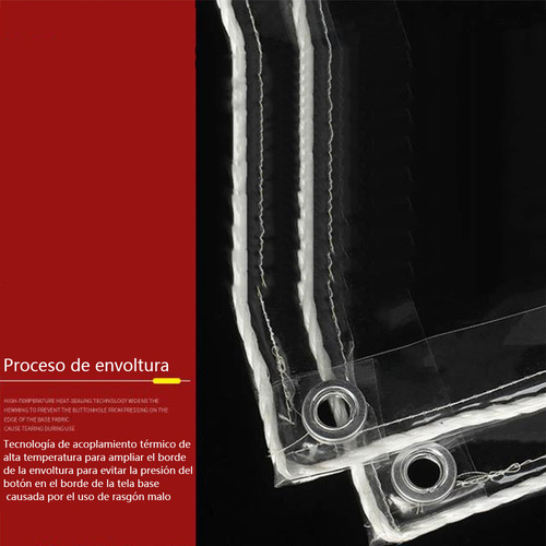 Cortina De Lluvia Al Aire Libre De Pvc Transparente 2*3m