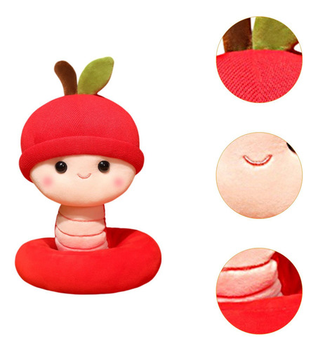 Year Of Snake Toy Cute Adorable Cartoon Birthday Red 18 Cm