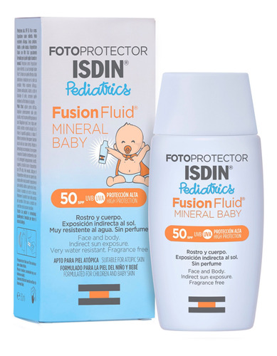 Isdin Fotoprotector Fusion Fluid Mineral Baby Spf 50 X 50ml