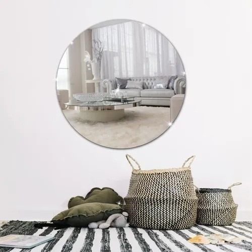 Imagem 4 de 6 de Espelho Decorativo Acrílico 30x30 Cm - Promoção