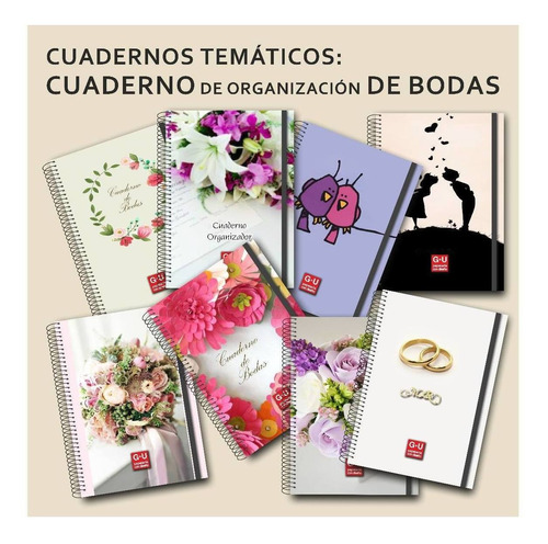 Cuaderno De Organización De Bodas A5 Tapa Dura