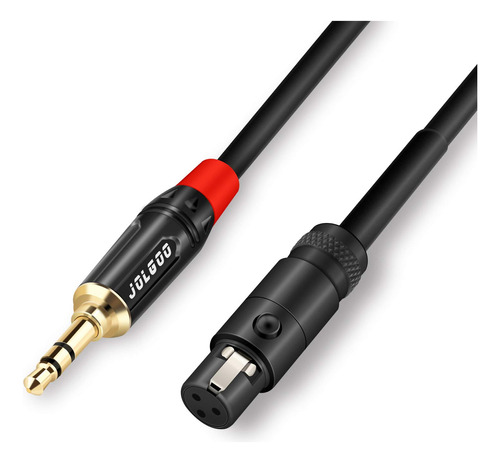 Enchufe De Audio Estereo De 3.5 Mm A Cable Mini Xlr Hembra,