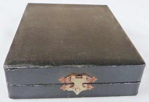 Monijor62-antiguo Caja Plateria Toledo Sonajero Y Cuchara (Usado)