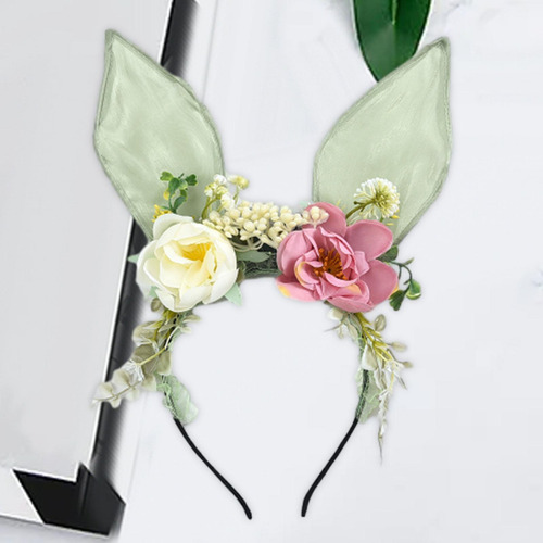 Diadema Con Orejas De Conejo, Tocado Para Fiesta,